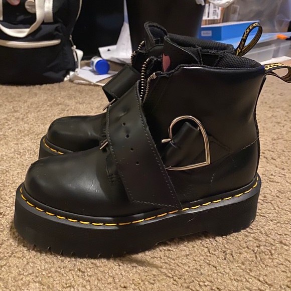 Doc Marten x Lazy Oaf Heart Buckle Boot - Picture 6 of 11